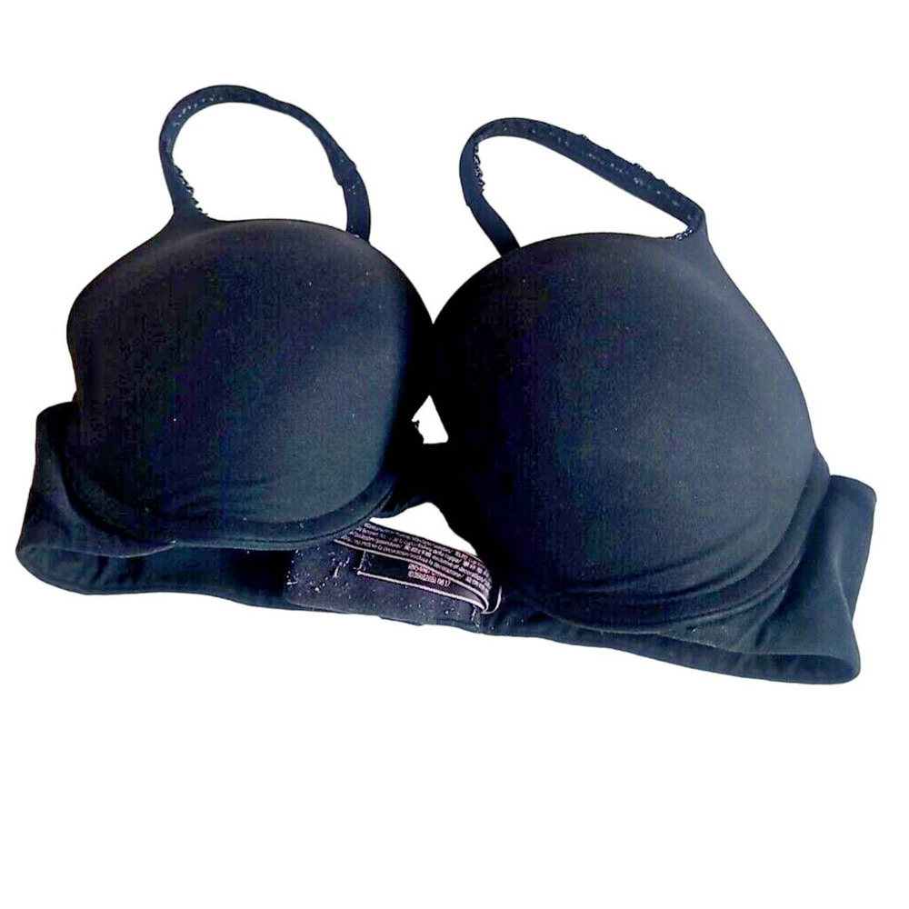 Victoria's Secret Body by Victoria Black Perfect Shape Underwire Bra Size 32D